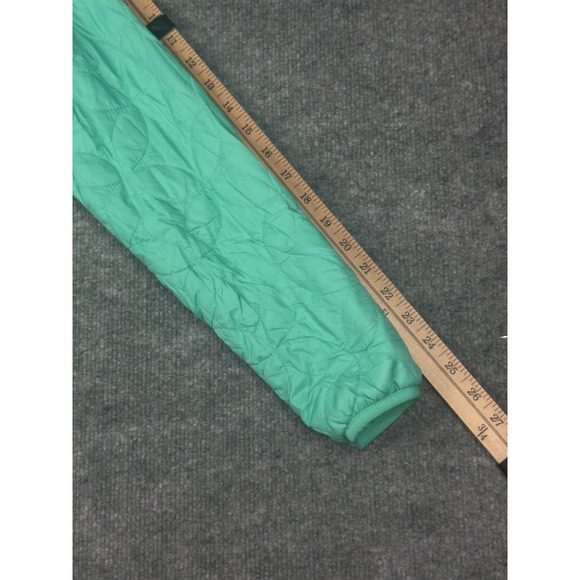 The North Face Thermoball Jacket Womens XS Mint Green Quilted Insulated Puffer - Picture 10 of 16